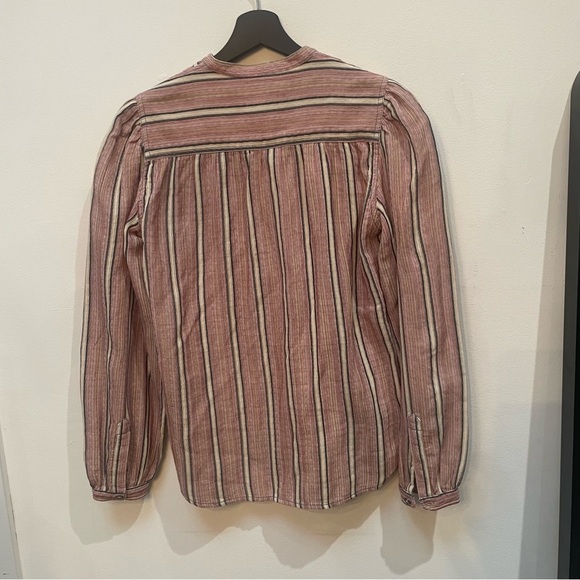 Zadig & Voltaire Pink Striped Blouse with Embellishments - Picture 9 of 11